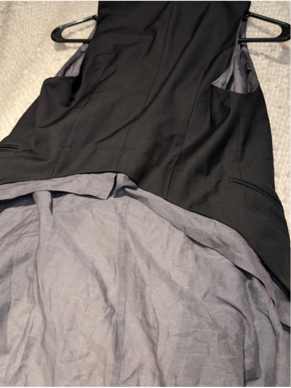 694 - Marc Jacobs Deconstructed Layered Vest Shirt Dress Tunic Sz 4 - Picture 10 of 13